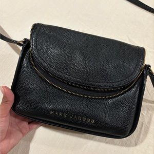 EUC Marc Jacobs The Groove Leather Black Mini Messenger Crossbody
